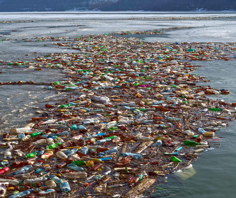 Plastic pollution in the Alps