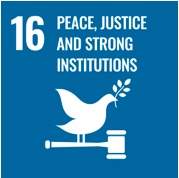 blue icon for sdg 16