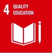 red icon for sdg 4