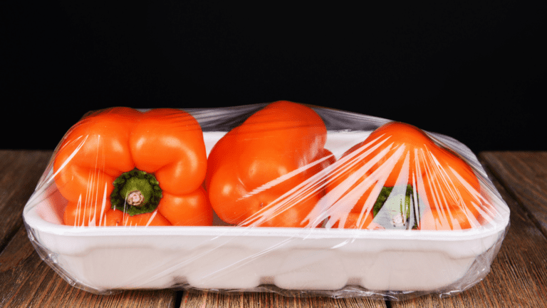 Plastic wrapped capsicums in supermarkets contribute to the plastic problem.