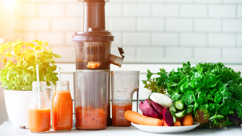 Juicing or blending might mean you eat different parts of the fruit or vegetable.