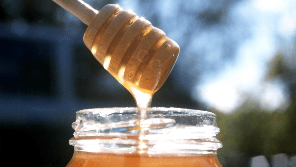 Australian honey in a jar